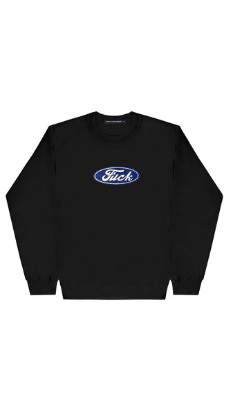 FUCK OVAL EMBLEM SWEATSHIRT