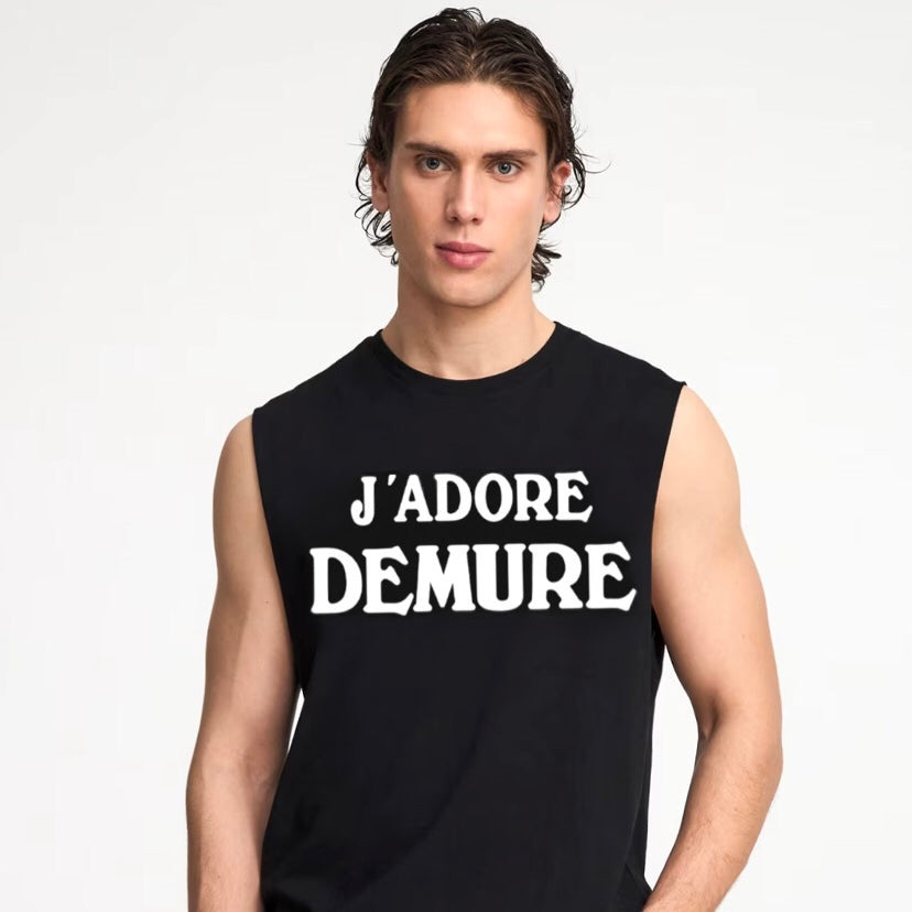 J'ADORE DEMURE MUSCLE TEE