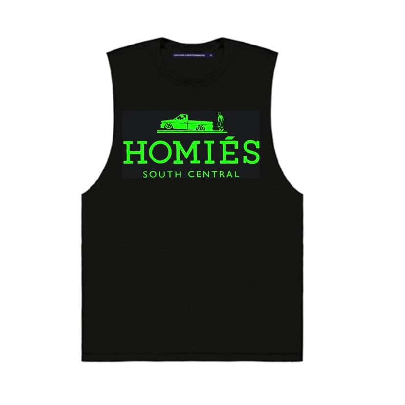 NEON HOMIÉS MUSCLE TEE