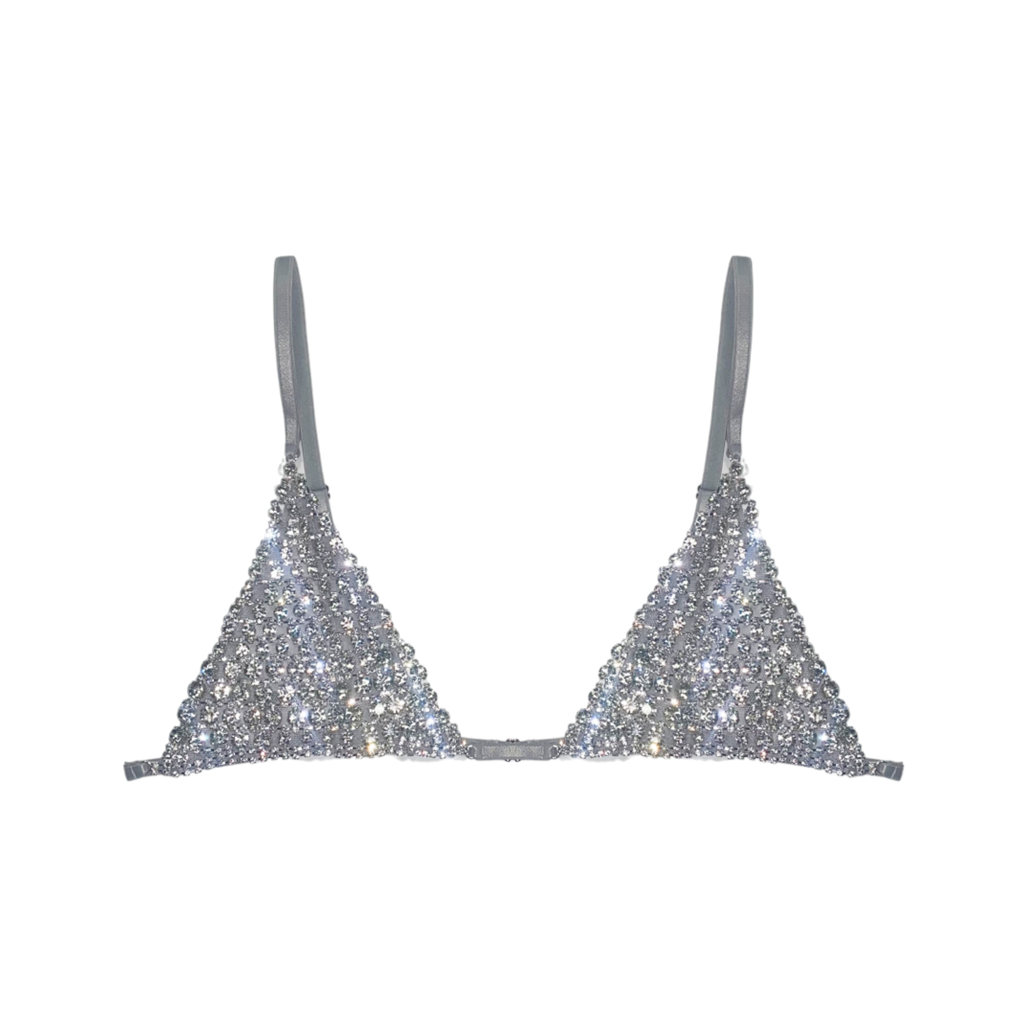 A Cool, Bedazzled Bralette for a Night Out